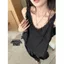 Áo Vest cổ chữ V ren mùa hè phong cách phương Tây Giảm tuổi bụng thon gọn hơn