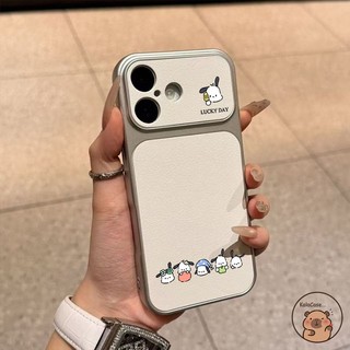 Dành Cho OPPO Find X9 X8 X8S X7 X6 X5 F31 F29 F27 F25 F23 F21 F21S F19 F19S F11 Pro Plus Ốp Điện Thoại Nhìn Lớn Cửa Sổ Da PU Chó Con Kem Hoa Hoạt Hình Vỏ