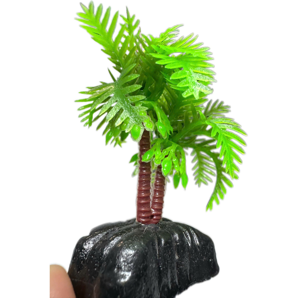 Bụi Dừa Nhân Tạo Trang Trí Bể Cá, Tiểu Cảnh (Cao 7cm)