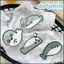 SQ Sacabambaspis janvieri Kẹp tóc biểu tượng cảm xúc dễ thương và sáng tạo Sakaban Mũ đội đầu rùa nữ cá heo Phụ kiện tóc