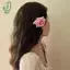 Retro Đỏ Hồng Hoa Hồng Sang Trọng Thời Trang Kẹp Tóc Bên Kẹp Tóc Phụ Kiện Tóc