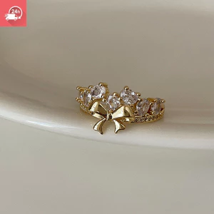 Nhẫn nữ zircon vàng khí chất thời trang cá tính và đa năng