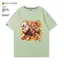 Pikmin4 Pikmin Trò Chơi Hàng Hóa Phong Cách Pixel Cotton Nguyên Chất Tay Ngắn Màu Xanh Hải Quân Áo Thun Nam Nữ Sinh Rời Mùa Hè