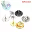30 Cái / bộ Đồng Bướm Ly Hợp Huy Hiệu Pin Ba Bóp Khóa DIY Làm Trâm Cài
