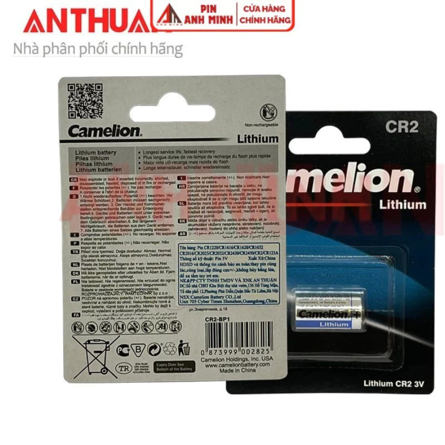 Pin 3V CR2 Camelion Pin máy đo khoảng cách Pin Golf hàng chính hãng giá tốt.