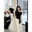 Phong Cách Hàn Quốc Cotton Nguyên Chất Áo Nữ Mùa Hè 2026 Phối Ren Áo Thun Ngắn Tay Ôm-Fit Mỏng Hơn Nhìn Niche Thiết Kế Cảm Giác
