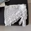 Milyfashion Retro Cực Lớn Đen Trắng Chấm Bi Xù Tam Giác Khăn Che Nắng Fart Rèm Váy Lớp Đa Năng EBTO