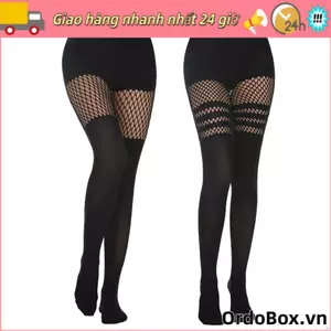 Tất lưới cá ORDOBOX, Vớ cao đùi gợi cảm, Tất len phong cách Goth