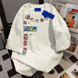 （Giao hàng 24h）Angela Áo phông nữ xám ghi mùa hè - áo thun dễ thương 220gsm 100%cotton Local Brand