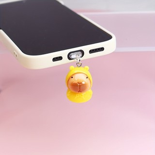 1 Cái Dễ Thương Capybara Điện Thoại Di Động Chống Bụi Cắm Chống Bụi Cắm