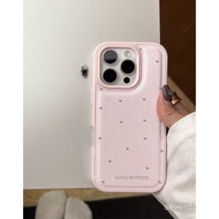 Ốp Điện Thoại Thích Hợp Cho iPhone 7 8 X XS XR XSMAX 11 12 13 14 15 16 17 Pro max Plus Air Leather Grain Full Màn Hình Nhỏ Tình Yêu Chống Sốc Vỏ Bảo Vệ Bao Gồm Tất Cả WJ9C