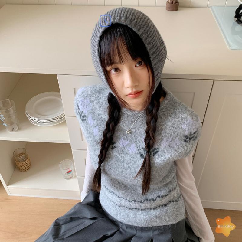 [KvJJL-t] Khăn quàng cổ tam giác cổ điển thời trang Khăn ấm áp dành cho nữ Khăn quàng cổ dệt kim dày Khăn quàng cổ nữ quấn đầu ngoài trời mùa đông mới