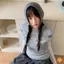 Khăn quàng cổ tam giác cổ điển thời trang Khăn ấm áp dành cho nữ Khăn quàng cổ dệt kim dày Khăn quàng cổ nữ quấn đầu ngoài trời mùa đông mới