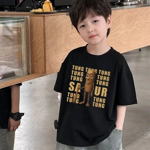 COD (Hồ Chí Minh)DREAMY BABYÁo thun bóng đá trẻ em thoải mái，Có hoa văn，Là áo thun ngắn tay cho trẻ em