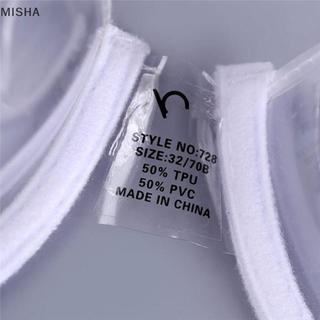 Misa Thời Trang Trong Suốt Đẩy Lên Dây Đeo Áo Ngực Vô Hình Áo Ngực Nữ Underwire Mới