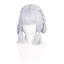 Tóc giả mô phỏng da đầu cho cosplay Kamisato Ayaka - Genshin Impact, kiểu tóc xoăn bím dài gift
