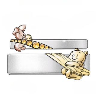 Tinh Tế Niche Chữa Bệnh Cặp Đôi Nhẫn Quà Tặng Sinh Nhật Siêu Dễ Thương Dễ Thương Thiết Kế Sáng Tạo ins Đơn Giản Winnie the Pooh DLLN8