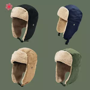 MJnmc Er Mũ Nam Nữ Thi Ấm Áp Nga Chống Gió Mũ Thời Trang Nam Nữ Mùa Đông Nón Earflap Trượt Tuyết Mũ Mới