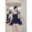 ĐẦM JEAN DÂY CỔ U ĐAN DÂY LƯNG FORM XOÈ BYJOLIE