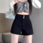 150 Mỏng Nhỏ Phù Hợp Với Quần Short Nữ Cao Cấp Chữ a Quấn Mông Ngoài Mặc Giày Bốt Quần xs Nhìn Cao Mặc Phù Hợp Với 5.12