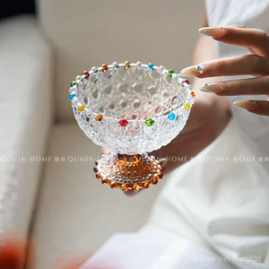 Tinh Tế Cao Cấp Niche Cốc Kem Cốc Hộ Gia Đình Sữa Chua Có Giá Trị Cao Món Tráng Miệng Miệng Miệng Rộng Ly Uống Lạnh Cốc