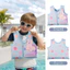 THEGIRL8B Trẻ Em Phao Áo Vest, Không Rơi Áo Bơi Ổn Định Cho Bé, Vòng Tay Bơi Chống Chui Đầu Hoạt Hình Có Thể Điều Chỉnh Nổi Áo Bơi Thể Thao