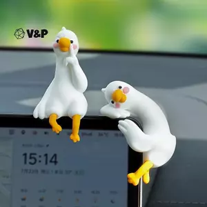 Nhựa Hoạt Hình Trang Trí Động Vật Cho Bàn Ô Tô Bảng Điều Khiển Màn Hình TV Ý Tưởng Quà Tặng Dễ Thương 3D Du Hình Nhựa Mini Du Trang Trí Playful [Mới]