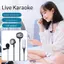 Card âm thanh tích hợp Tai nghe có dây Chất lượng âm thanh HiFi có Mic kẹp Tai nghe có dây 3,5 mm / loại C cho Karaoke / Trực tiếp / Trò chơi