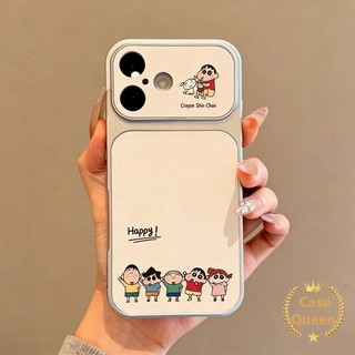 Ốp Lưng Cho IPhone 11 16 17 15 13 12 14 Pro Max 17 Air 14 Plus Hoạt Hình Dễ Thương Crayon Shin-chan Gia Đình Miếng Dán Tức Thì