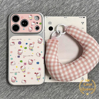 Cho IPhone 15 11 16 12 17 13 14 Pro Max 17 Air 14 Plus Phim hoạt hình toàn màn hình Kitty Cat Instant Sticker Case