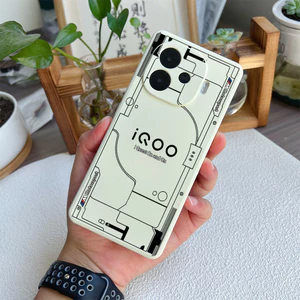 Thiết kế công nghệ Vỏ điện thoại silicon mềm cho IQOO 15 Ultra 15R 13 / 12 / Z11 Turbo Z10 Z9 Turbo Neo 11 / Vỏ iQOO mềm mỏng chống sốc