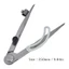 Công cụ góc có thể điều chỉnh DAYBREAK, Đồng hồ đo chia cánh bằng thép Carbon 250mm, La bàn chuyên nghiệp có thể khóa 150mm Bạc Gia công kim loại