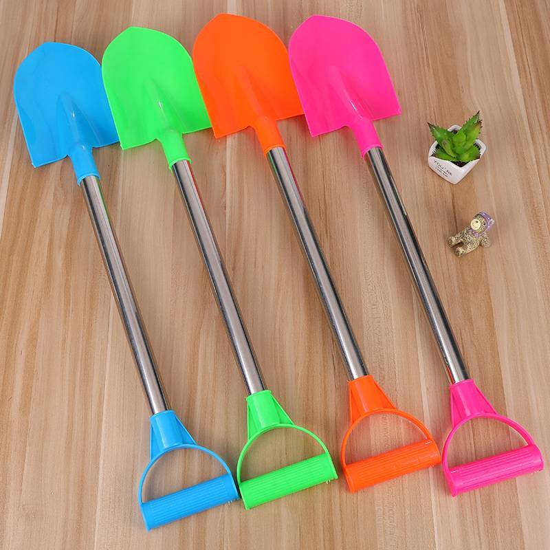 Đồ chơi xẻng nhựa cho bé đi biển, đào cát, dụng cụ mùa hè, màu ngẫu nhiên