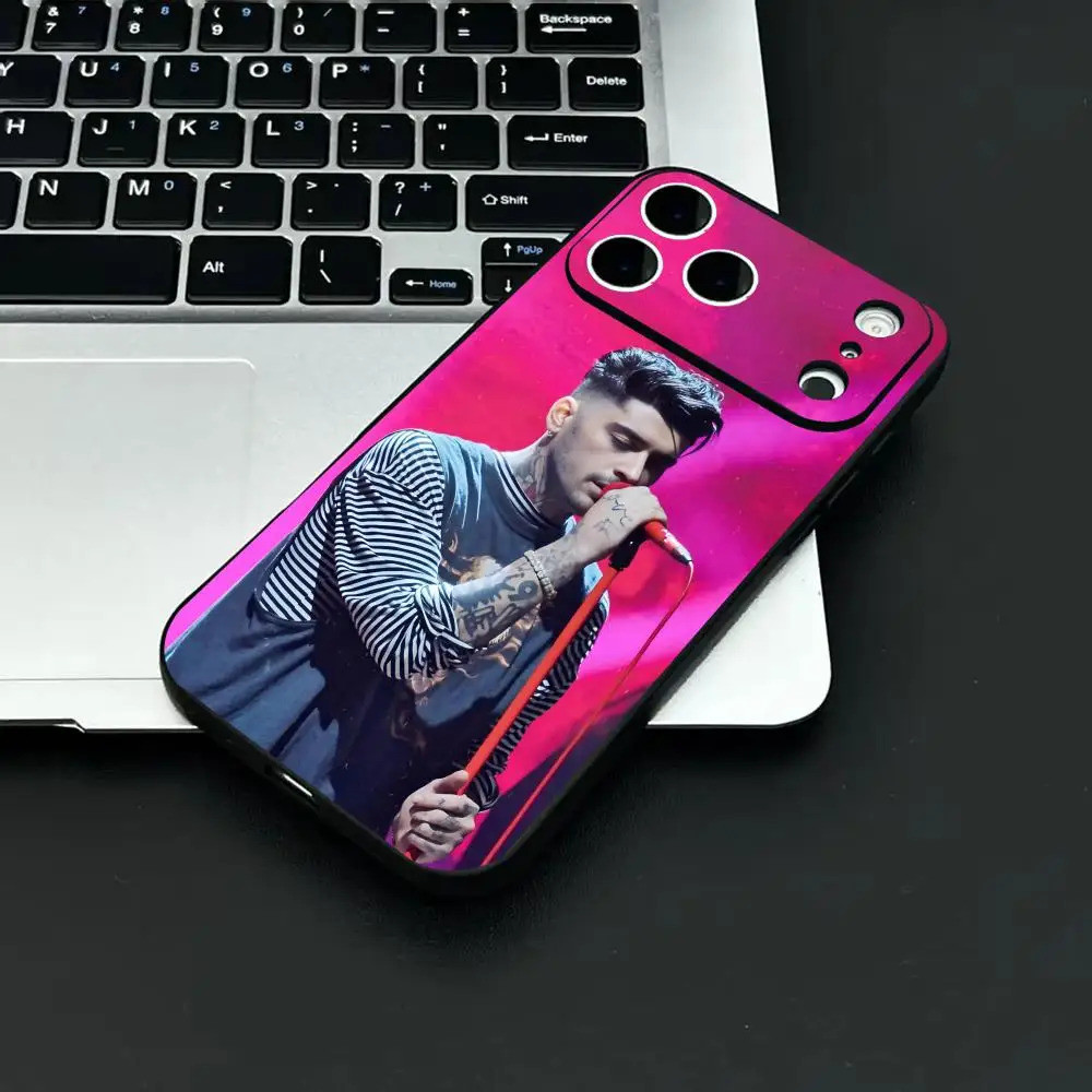 TP-2 Singer Z-Zayn M-Malik Ốp Điện Thoại IPhone 17 16 15 14 13 12 11 Pro Max Plus Mini Đen Mờ Vỏ Mềm Funda