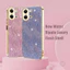 Ốp điện thoại gợn nước lấp lánh cho VIVO Y05 Y19S Y21D Y03 Y18 Y39 Y31 Y11D Y50 Y30 V40 V29 Pro V60 V50 V70E Lite V29E V70FE Y100 Y200 Y300 Y400 Vỏ chống sốc bảo vệ Camera