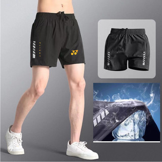 Quần short in hình ba phần Yonex hợp thời trang in cầu lông thể thao quần short khô nhanh