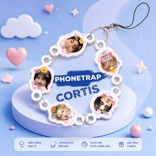 Phonetrap Cortis móc treo Cortis dễ thương chất liệu mica