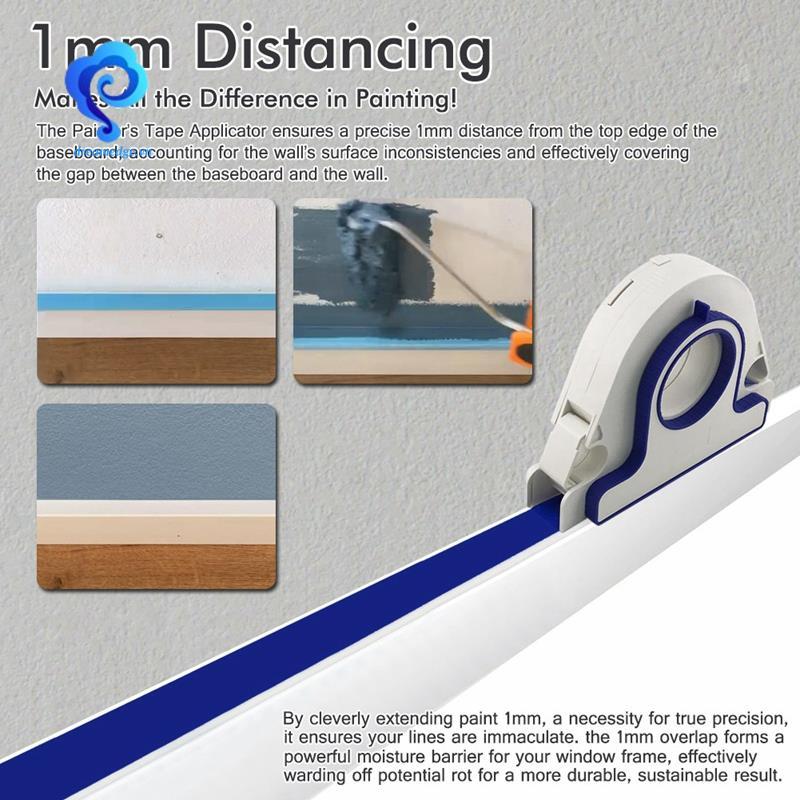[dreamedge] Công cụ bôi băng sơn chuyên nghiệp có chồng lên nhau 1mm để che mặt chính xác