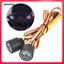Đèn pha LED Angel Eyes 12 chế độ có thể điều chỉnh cho phụ kiện nâng cấp xe tải bánh xích RC 1: 10