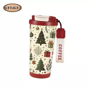 Cốc cà phê cách nhiệt Giáng sinh Cốc du lịch chống rò rỉ để cắm trại Văn phòng tại nhà