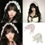 Ở Tiểu Văn Hóa Ren Viền Tóc Anime Trang Phục Băng Đô Quấn Tóc Cho Nữ Cô Gái Đảng Headwrap 2000 Ngọt Ngào Ren Nơ Rộng H