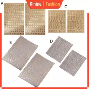 Nhãn dán chữ KIN Tự dính dưới cho hộp đựng chữ cái Nhãn dán cho Grad Cap Arts C
