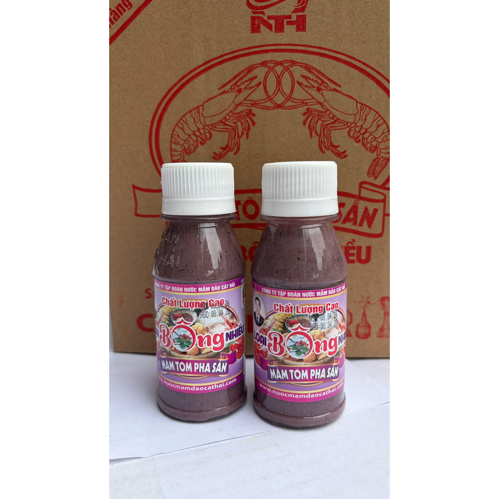 Mắm Tôm Pha Sẵn Loại Bông Nhiều 300g - 120g - mắm Cát Hải - thơm ngon, tiện dụng tiết kiệm thời gian