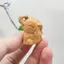 HFTOY Tượng voi bằng gỗ được chạm khắc bằng tay Tượng voi dễ thương Trang trí trang trí tại nhà Trang trí máy tính để bàn Trang trí ô tô ~