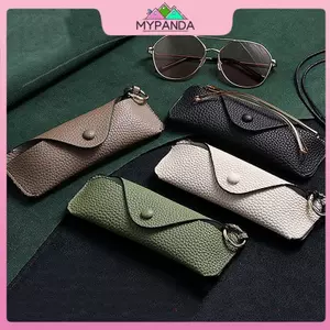 MYPANDA 2023 Túi đựng kính da PU cổ điển di động mới có dây buộc Hộp đựng kính râm Hộp đựng kính mắt đơn giản Hộp đựng kính mắt.