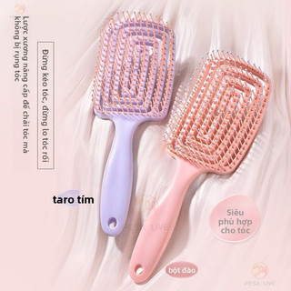 Lược Đệm Không Khí Lông Tơ Cao Đầu Lâu Massage Cong Xương Lược Nam Nữ Lược Tóc Khô Ướt Đa Năng