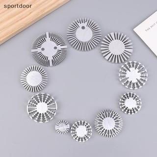 [sportoutdoor] Đường kính tản nhiệt COB 25 / 37.5 / 40 / 48 / 50 / 53 / 60 / 65 / 67MM Tản nhiệt Led công suất cao Tản nhiệt rắn hướng dương Nhôm hợp kim tròn [out]