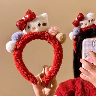BỜM TÓC MÈO HELLO KITTY DỄ THƯƠNG MÀU ĐỎ NỔI BẬT PHỤ KIỆN XINH XẮN CHO BÉ VÀ BẠN GÁI