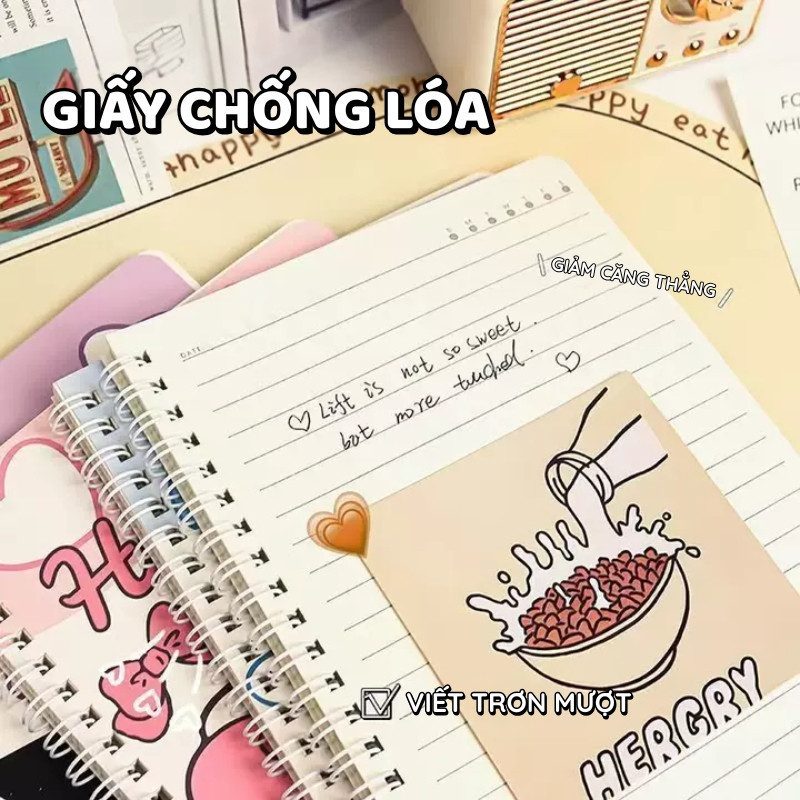 Sổ Tay Pochacco A5 Dễ Thương vở kẻ ngang- Sổ Ghi Chú Đa Năng Dùng Họa Tiết Nổi Bật, Viết Êm Tạo Động Lực Ghi Chép