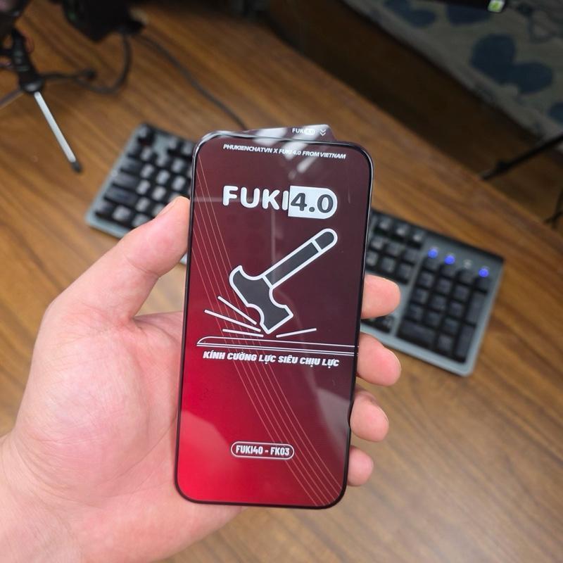 Kính cường lực cho Iphone siêu chịu lực FUKI40 FK03 cho ip 18 promax 17 16 15 14 13 12 11 xsm x xr plus air prm pro | BigBuy360 - bigbuy360.vn